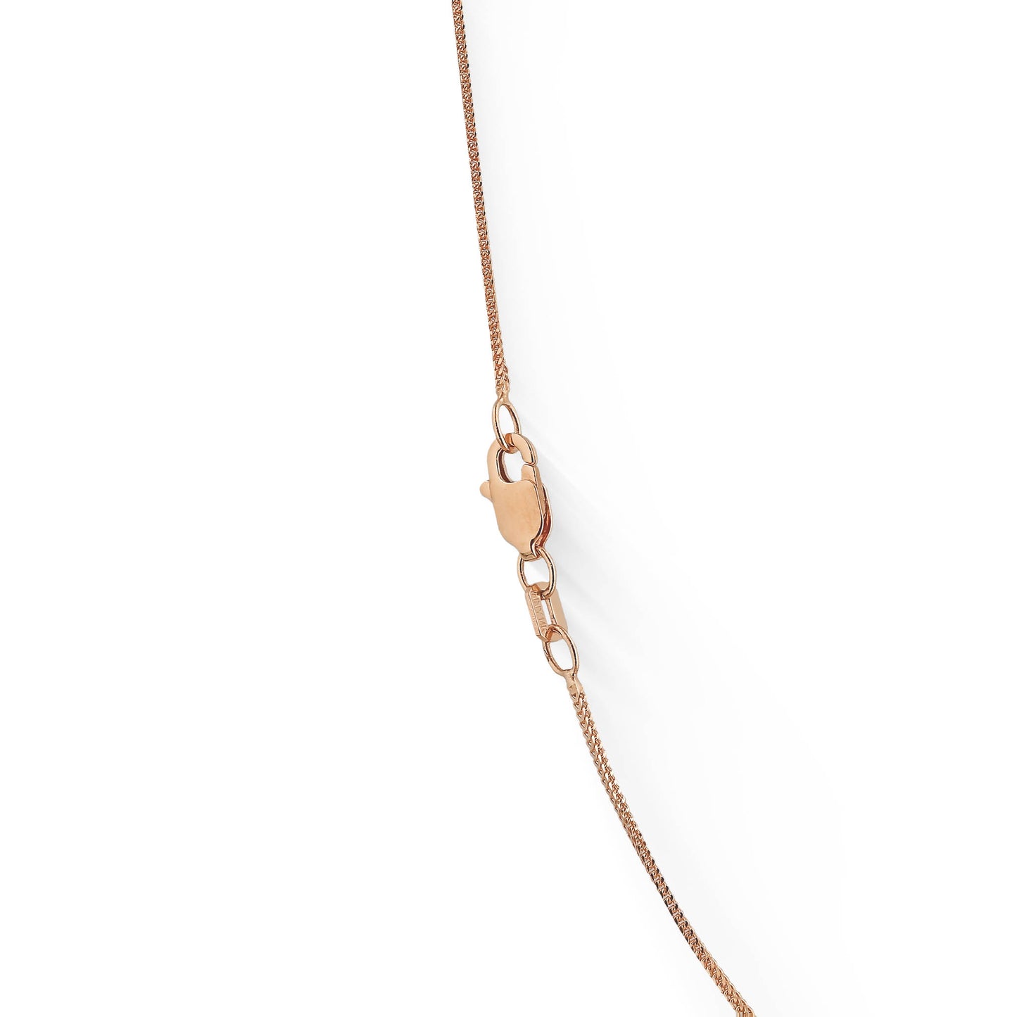 764451 - 14K Rose Gold - 18" Foxtail Mesh Chain, 0.8mm