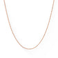 700157 - 14K Rose Gold - 18" Singapore Chain, 1.1mm