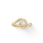 19930 - 14K Yellow Gold - Wave Ring