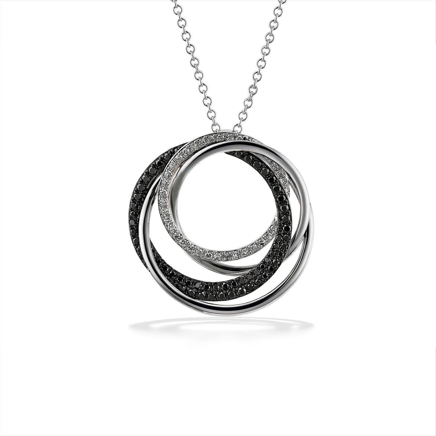 769719 - 14K White Gold - Effy Caviar Pendant
