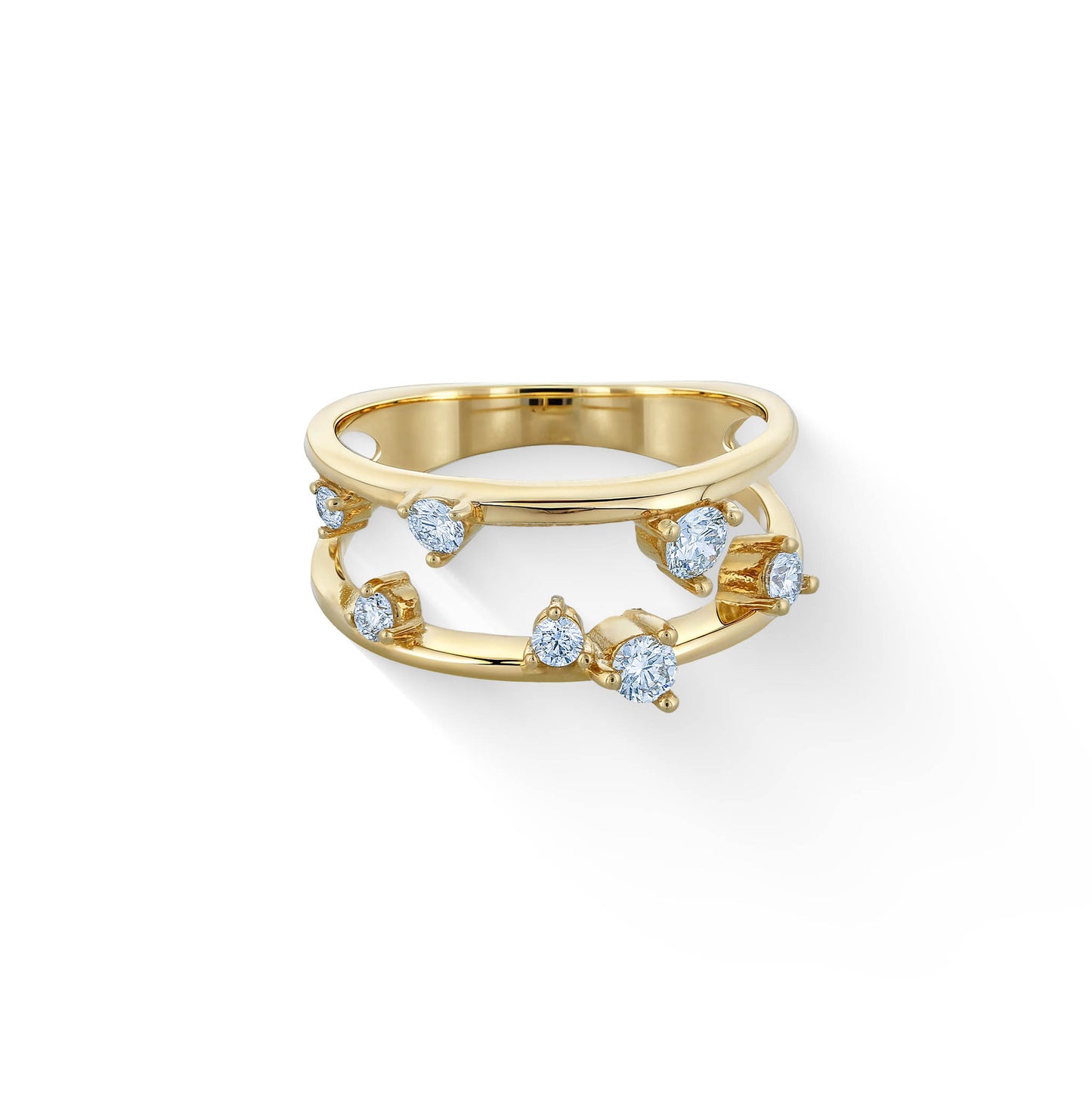 43970 - 14K Yellow Gold - Celestial Ring