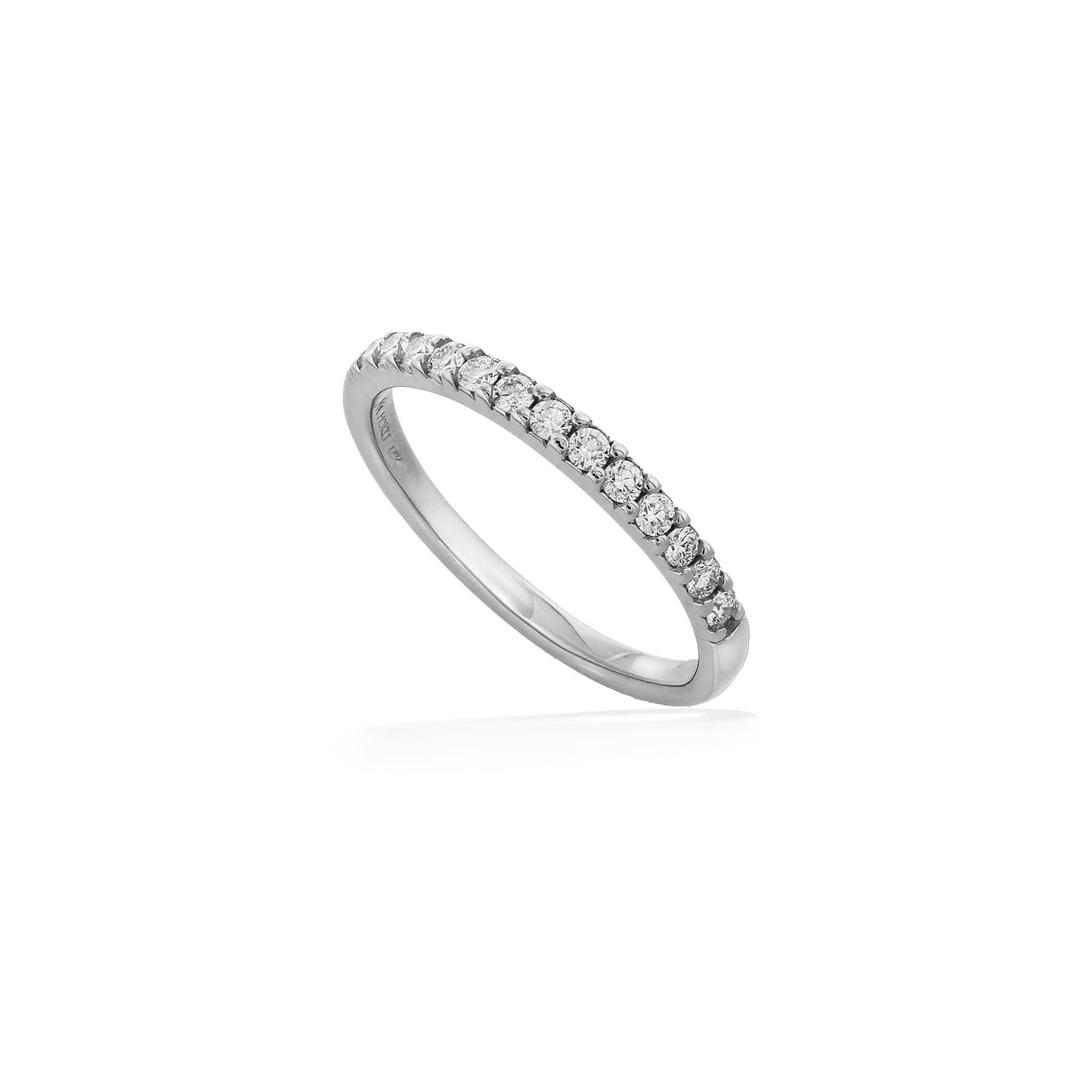44059 - 14K White Gold - Diamond Band