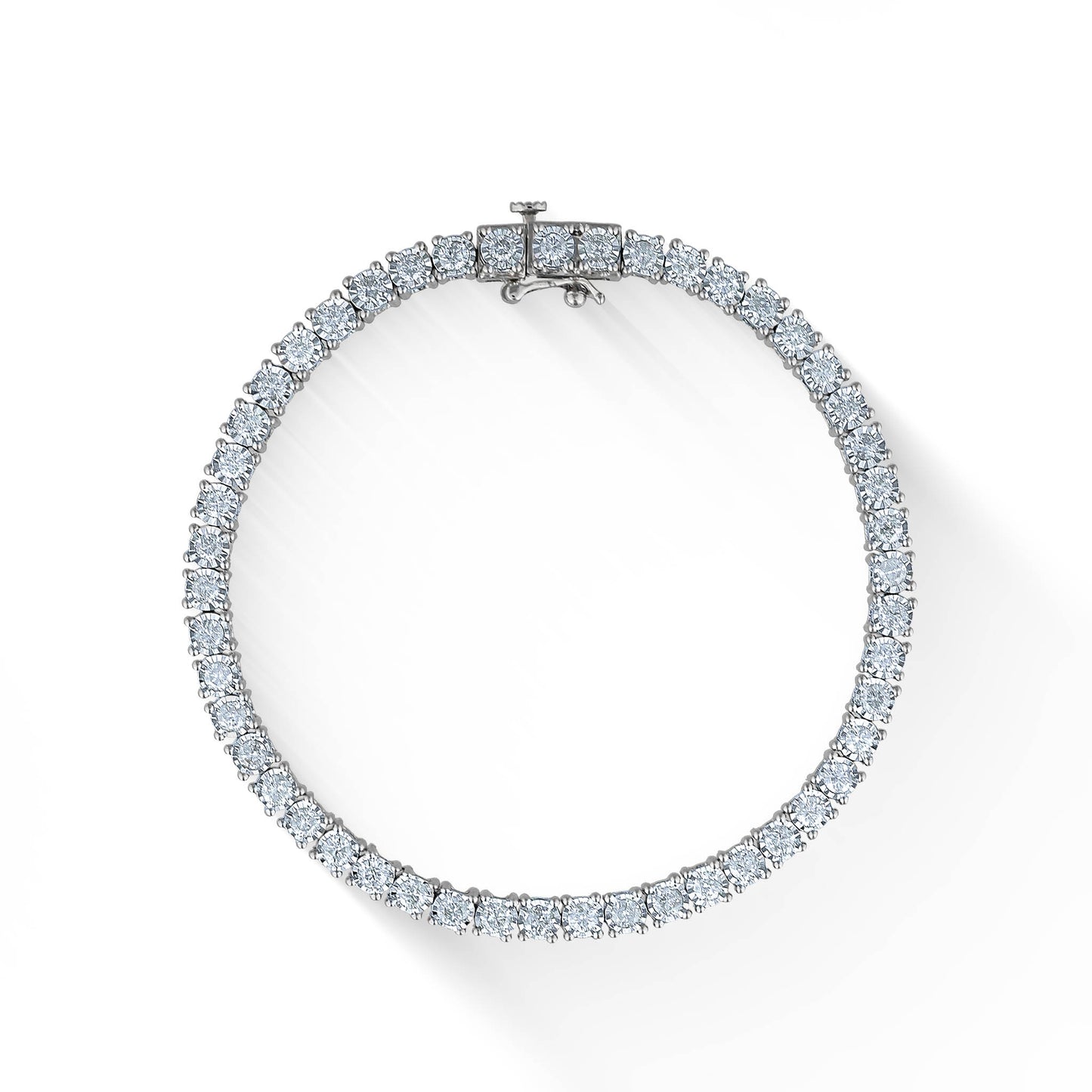 890859 - 14K White Gold - Effy Tennis Bracelet