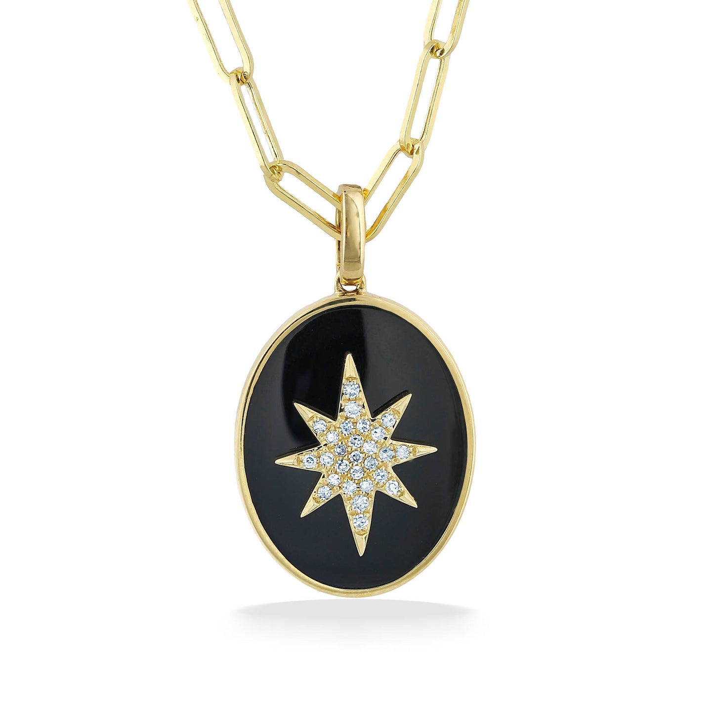 773084 - 14K Yellow Gold - Effy Compass Star Pendant