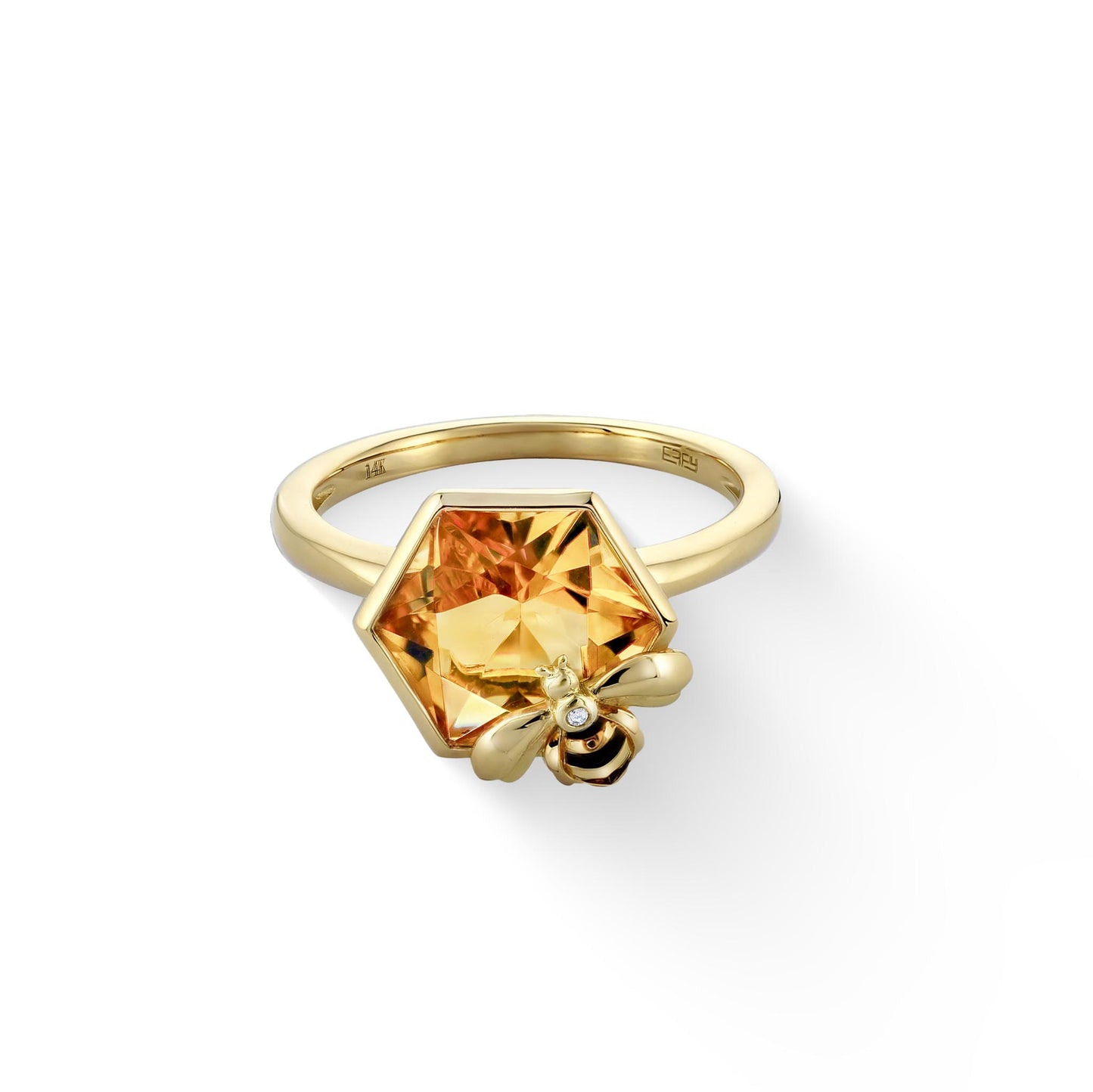 773094 - 14K Yellow Gold - Effy Honeybee Ring