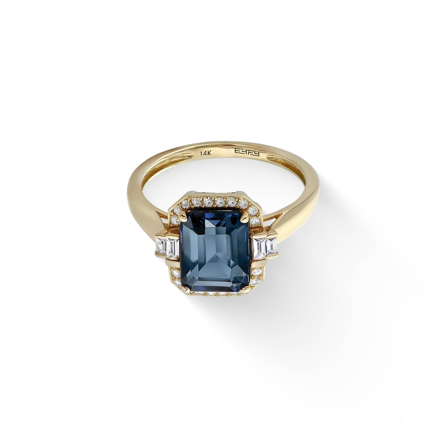 891007 - 14K Yellow Gold - Effy London Blue Topaz Ring