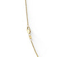 773120 - 14K Yellow Gold - 16" Diamond Cut Rope Chain, 0.95mm