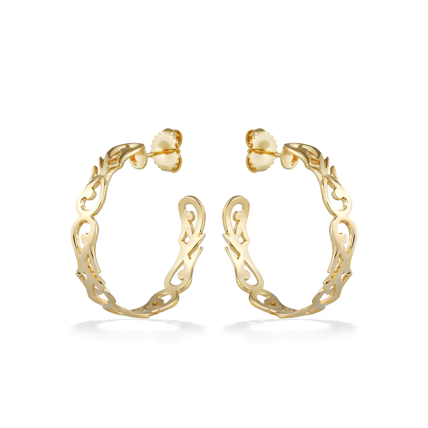 44715 - 14K Yellow Gold - Nalani Hoop Earrings