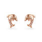 773353 - 14K Rose Gold - Effy Dolphin Stud Earrings