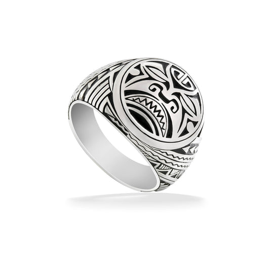 773389 - Sterling Silver - Effy Tribal Ring, Size 12
