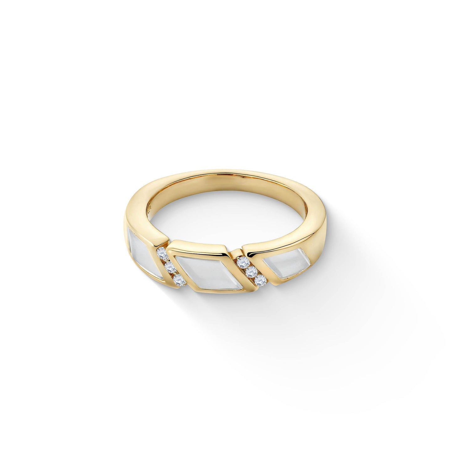 761776 - 14K Yellow Gold - Kabana Inlay Ring