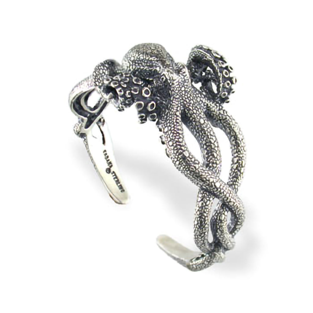 858682 - Sterling Silver - Kabana Octopus Cuff Bracelet