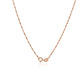 700156 - 14K Rose Gold - 16" Singapore Chain, 1.1mm
