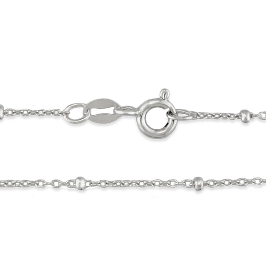 700309 - Sterling Silver - 18" Saturn Cable Chain