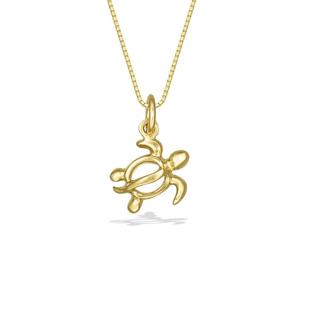 10430 - 14K Yellow Gold - Na Keiki (Children's) Honu Pendant