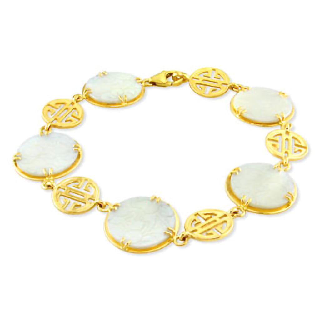 12579 - 14K Yellow Gold - Gaming Counter Bracelet