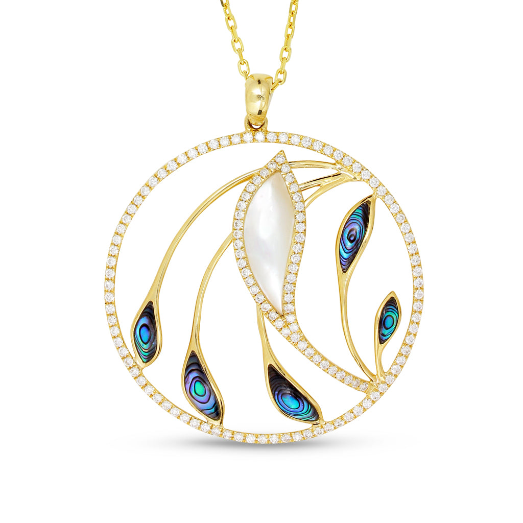 770093 - 14K Yellow Gold - Frederic Sage Venus Garden Pendant