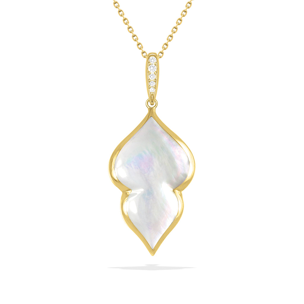 885035 - 14K Yellow Gold - Kabana Alhambra Drop Pendant