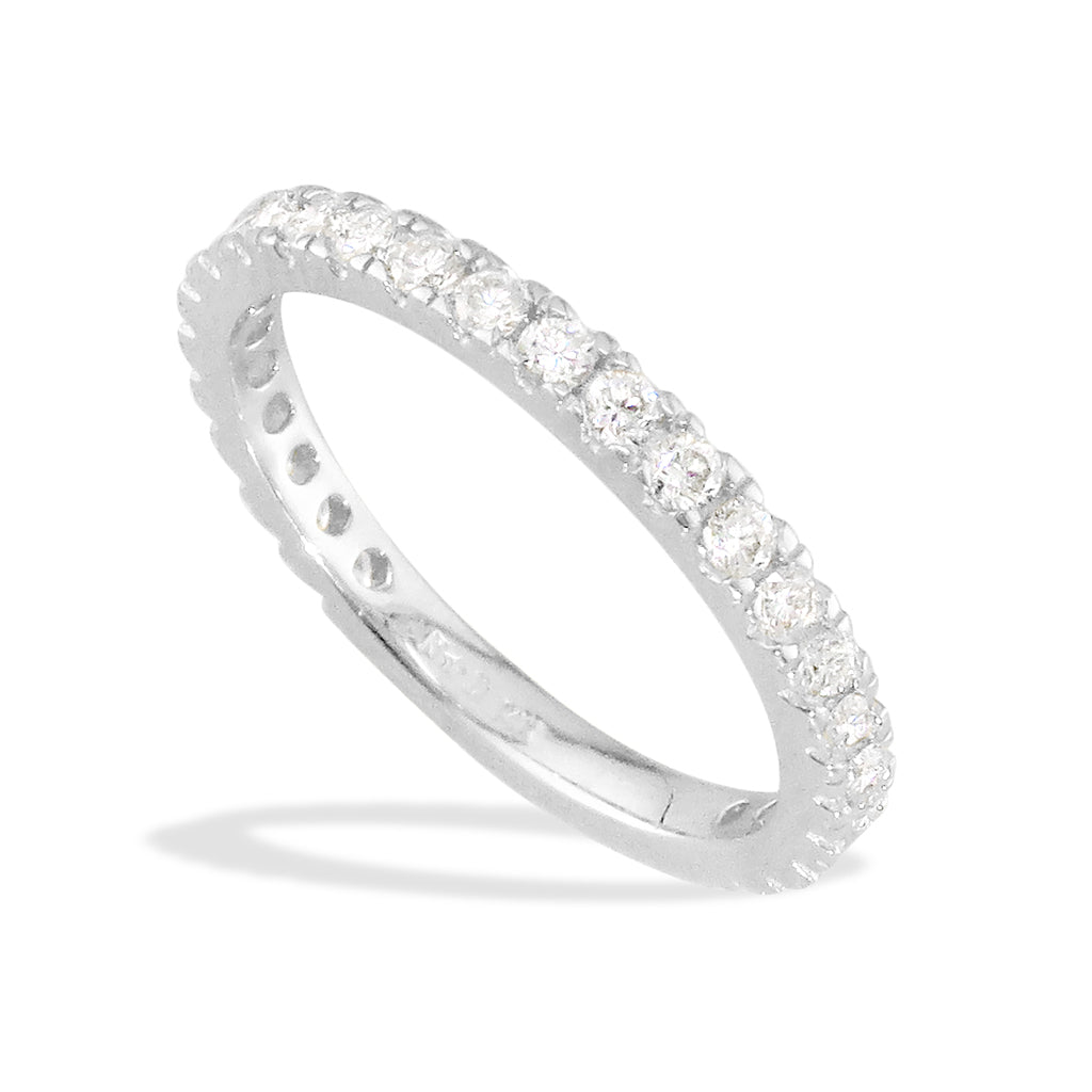 40937 - 14K White Gold - Diamond Band