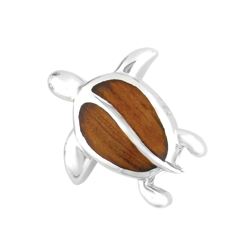 768918 - Sterling Silver - Honu Puka Bead