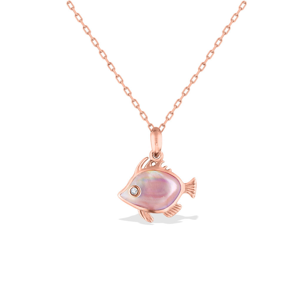 889044 - 14K Rose Gold - Kabana Fish Pendant