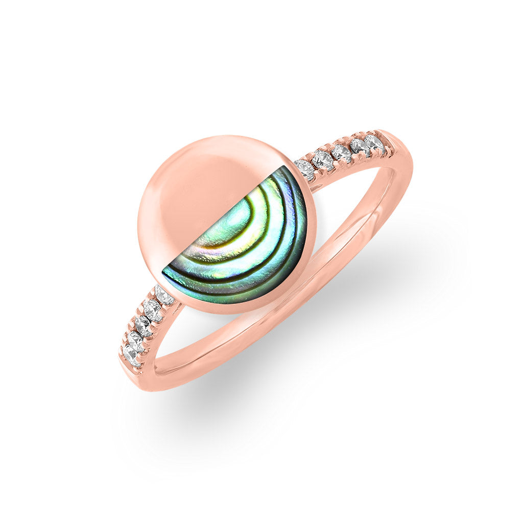 43618 - 14K Rose Gold - Horizon Ring