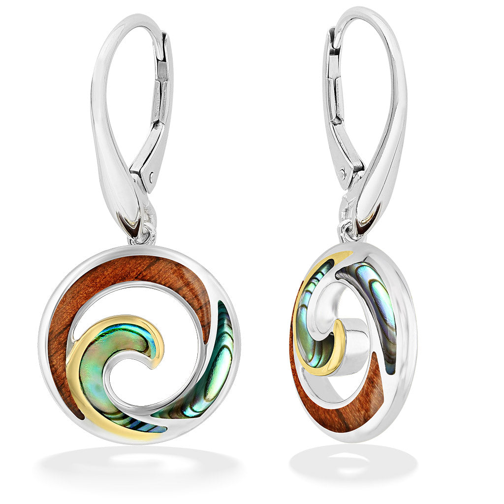 Right earring is slightly tilted to show a different angle of the earrings and highlight the thickness. Item No. 44299