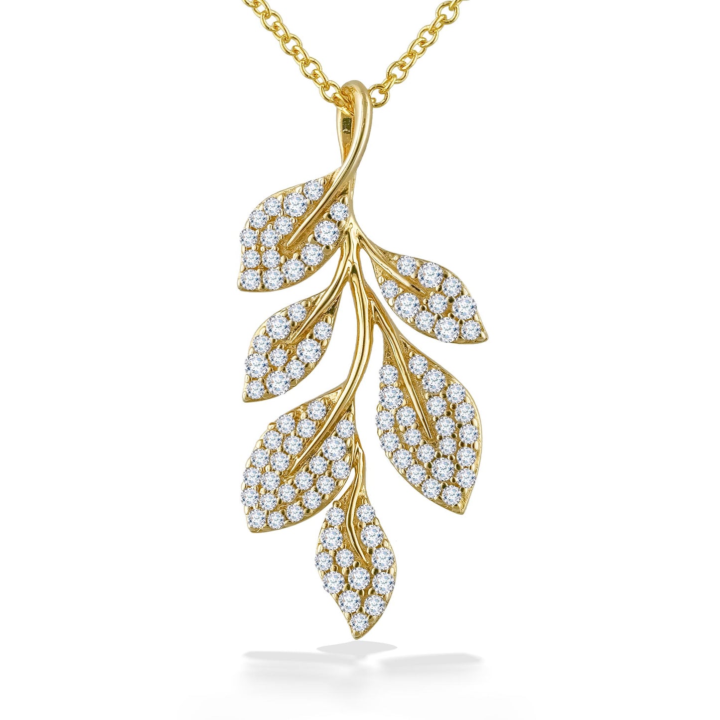890822 - 14K Yellow Gold - Effy Branch Pendant