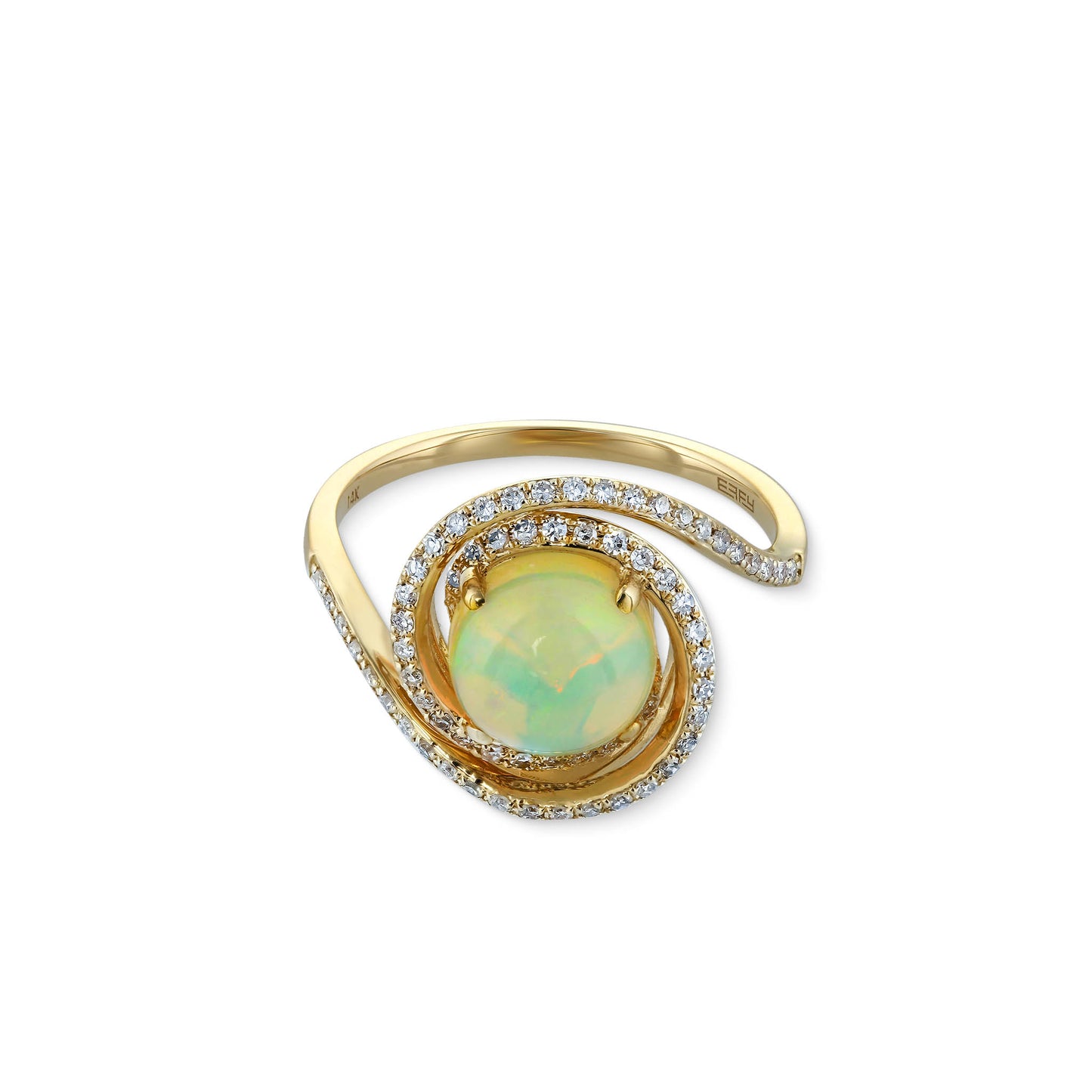 891038 - 14K Yellow Gold - Effy Swirl Ring