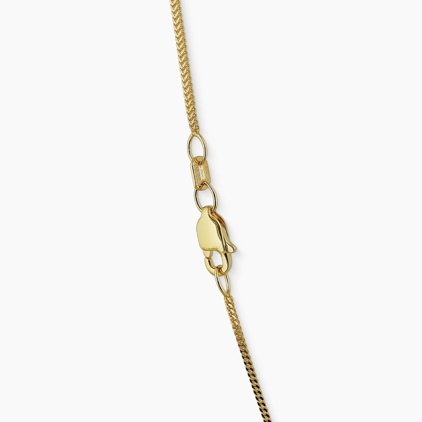 773182 - 14K Yellow Gold - 22" Diamond Cut Franco Chain, 1.0mm
