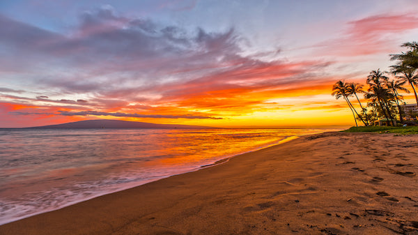 Beach Sunset in Maui