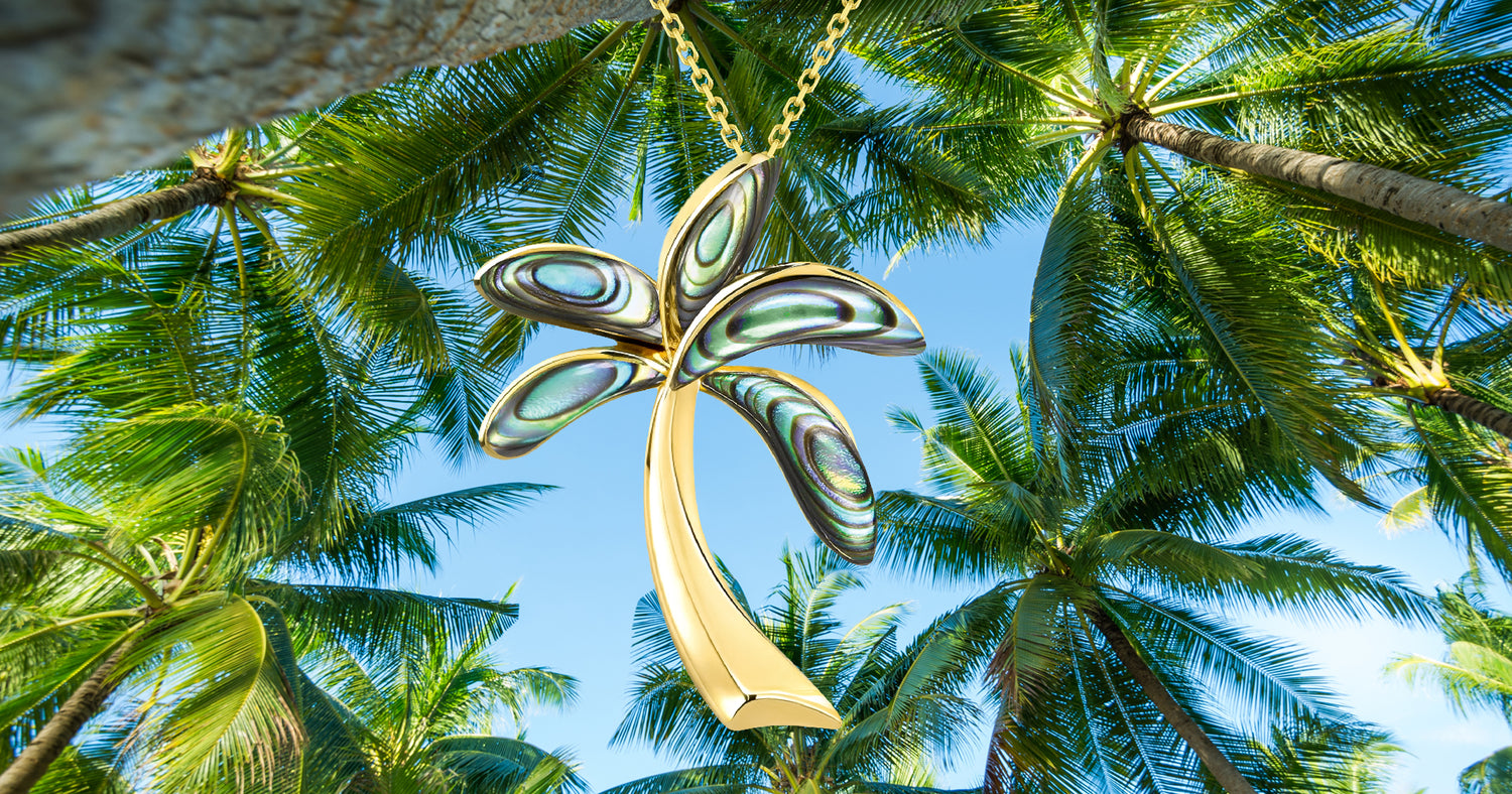 Gold and Silver Palm Jewelry Collection Na Hoku
