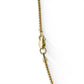 767321 - 14K Yellow Gold - 18" Ice Cube Chain, 1.3mm