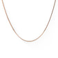 764451 - 14K Rose Gold - 18" Foxtail Mesh Chain, 0.8mm