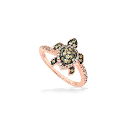 769702 - 14K Rose Gold - Le Vian Aloha Collection Sea Turtle Ring