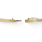 41779 - 14K Yellow Gold - Maile Scroll Hinged Bangle Bracelet