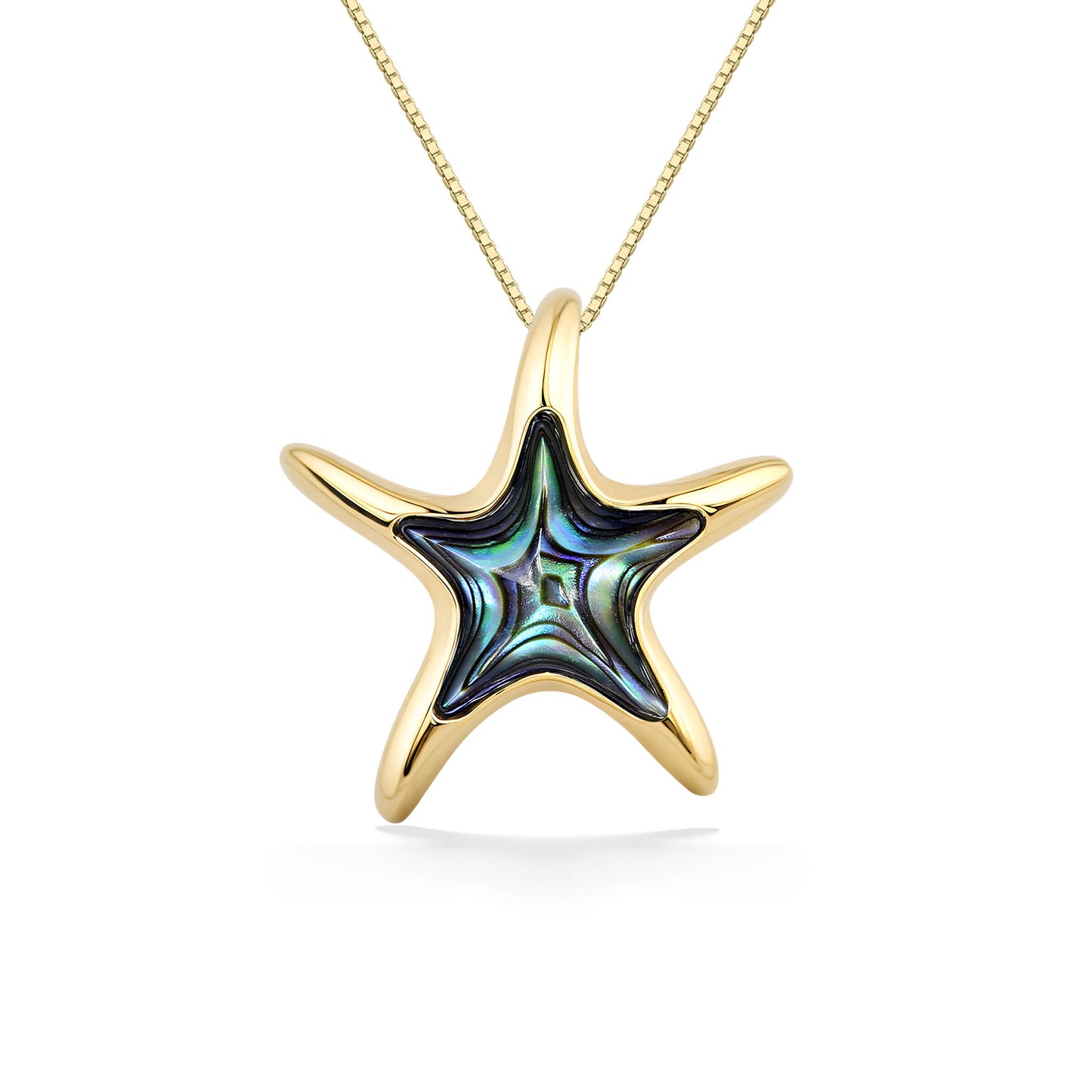43251 - 14K Yellow Gold - Starfish Pendant