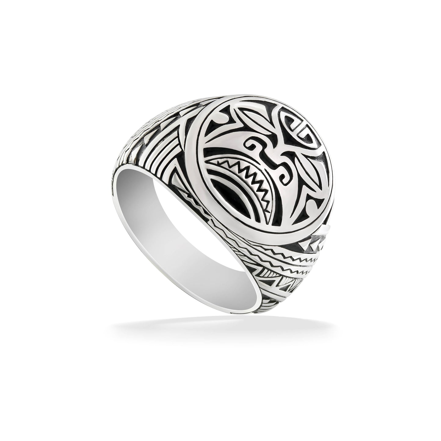 771476 - Sterling Silver - Effy Tribal Ring, Size 10