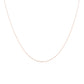 771788 - 14K Rose Gold - 16" Adjustable Keiki Cable Chain, 0.8mm