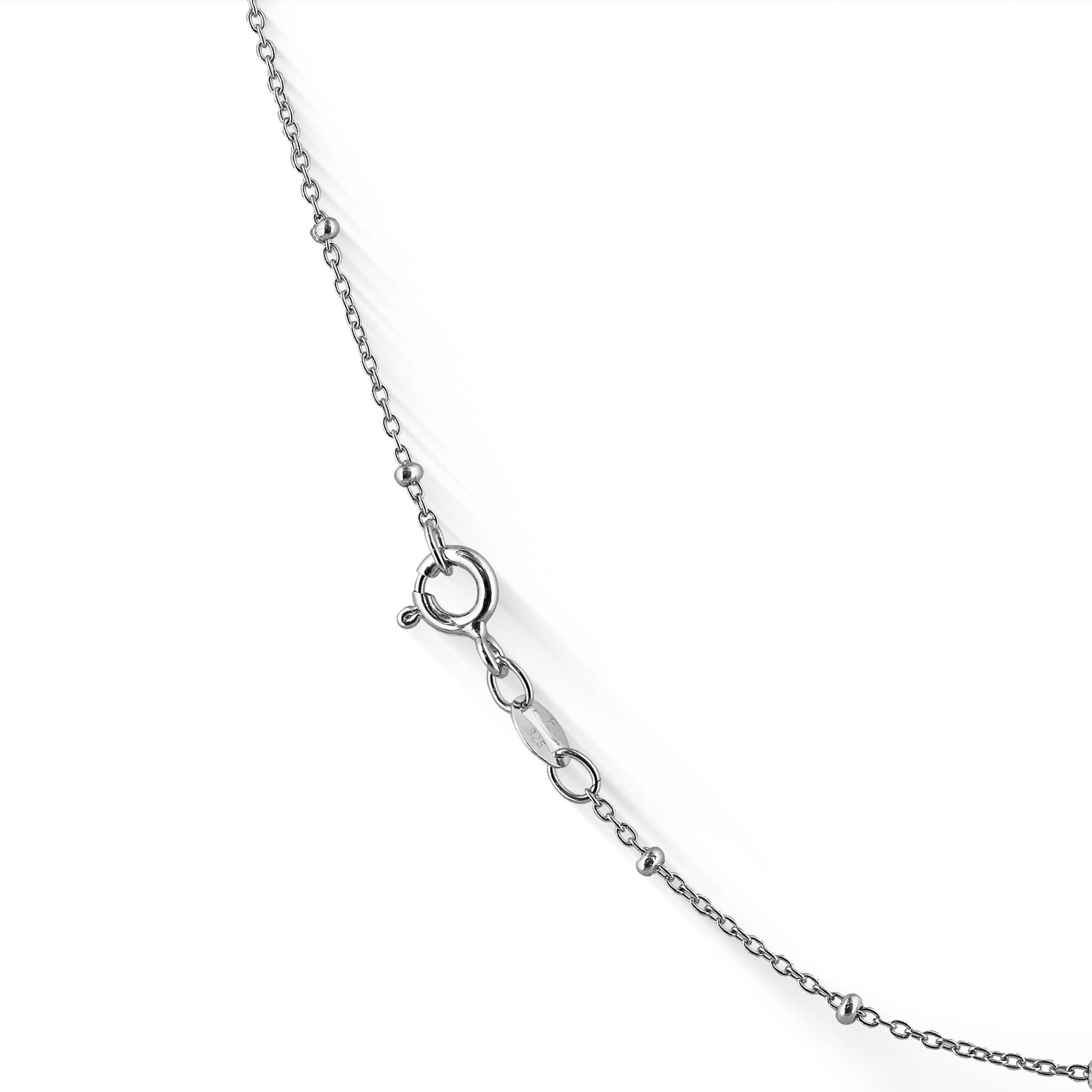 771946 - Sterling Silver - 16" Saturn Cable Chain