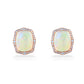 889594 - 14K Rose Gold - Effy Opal Stud Earrings