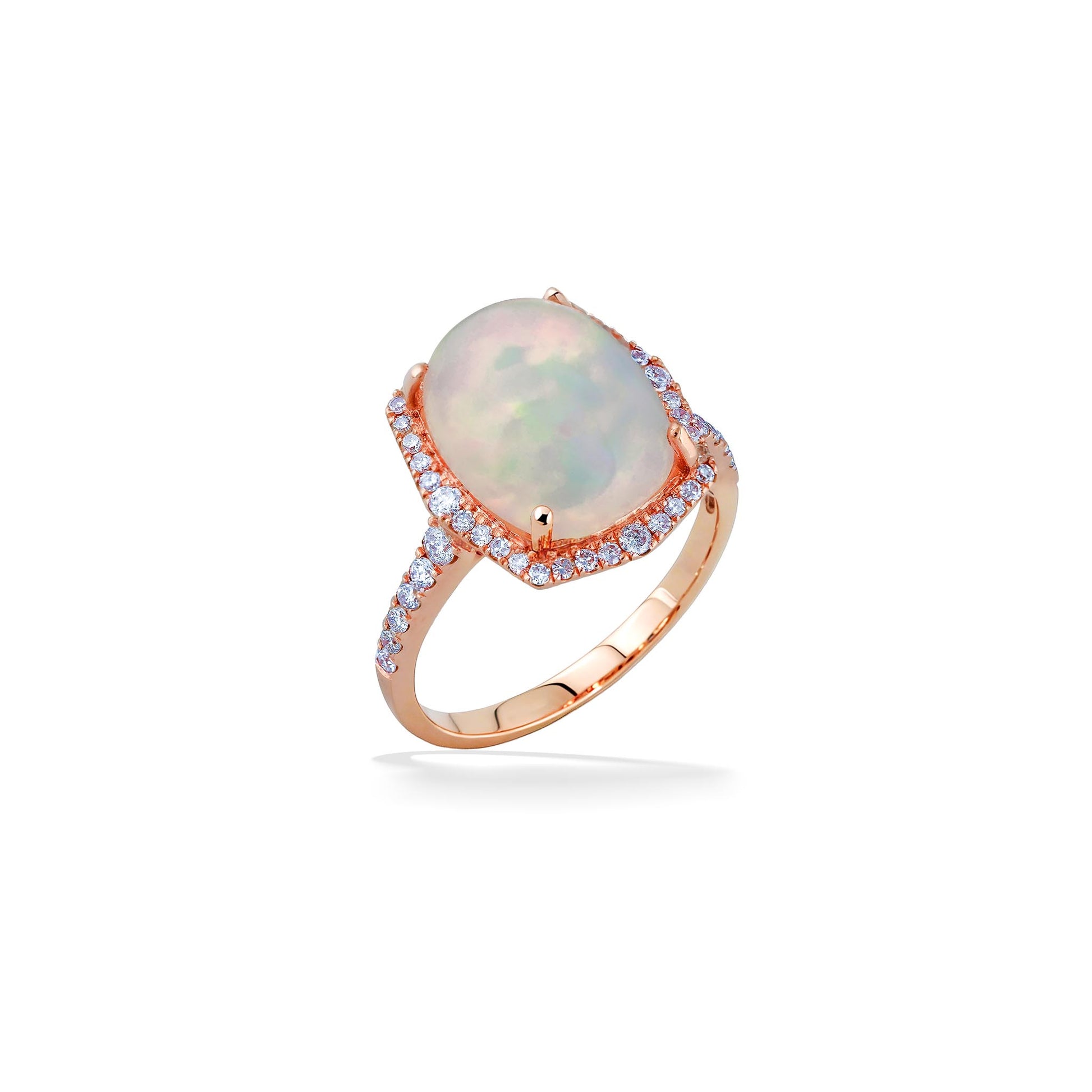 889596 - 14K Rose Gold - Effy Opal Ring
