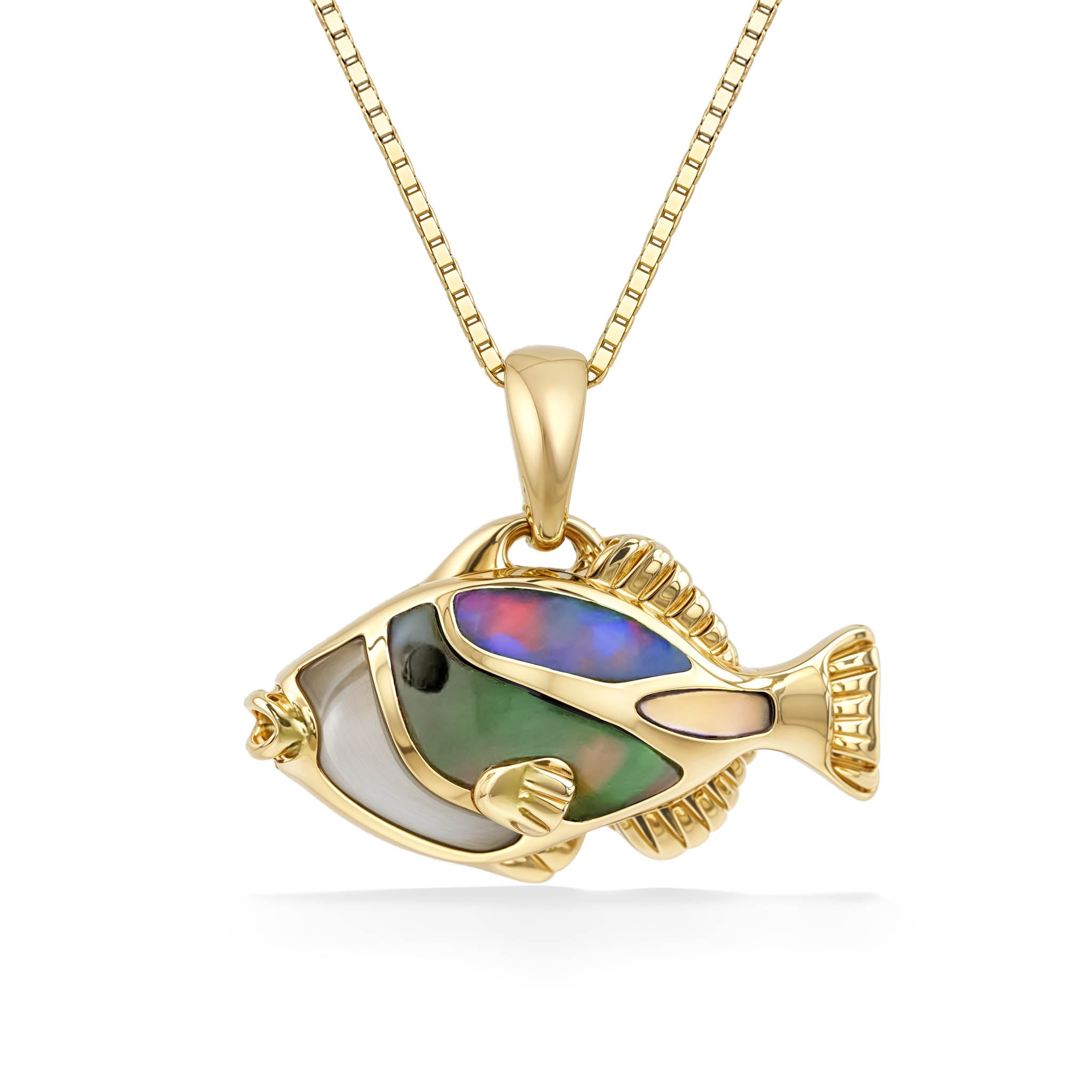 Na Keiki (Children's) Humuhumu Pendant – 14K Gold – Na Hoku