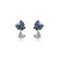 773042 - 14K White Gold - Effy Butterflies Dangle Stud Earrings