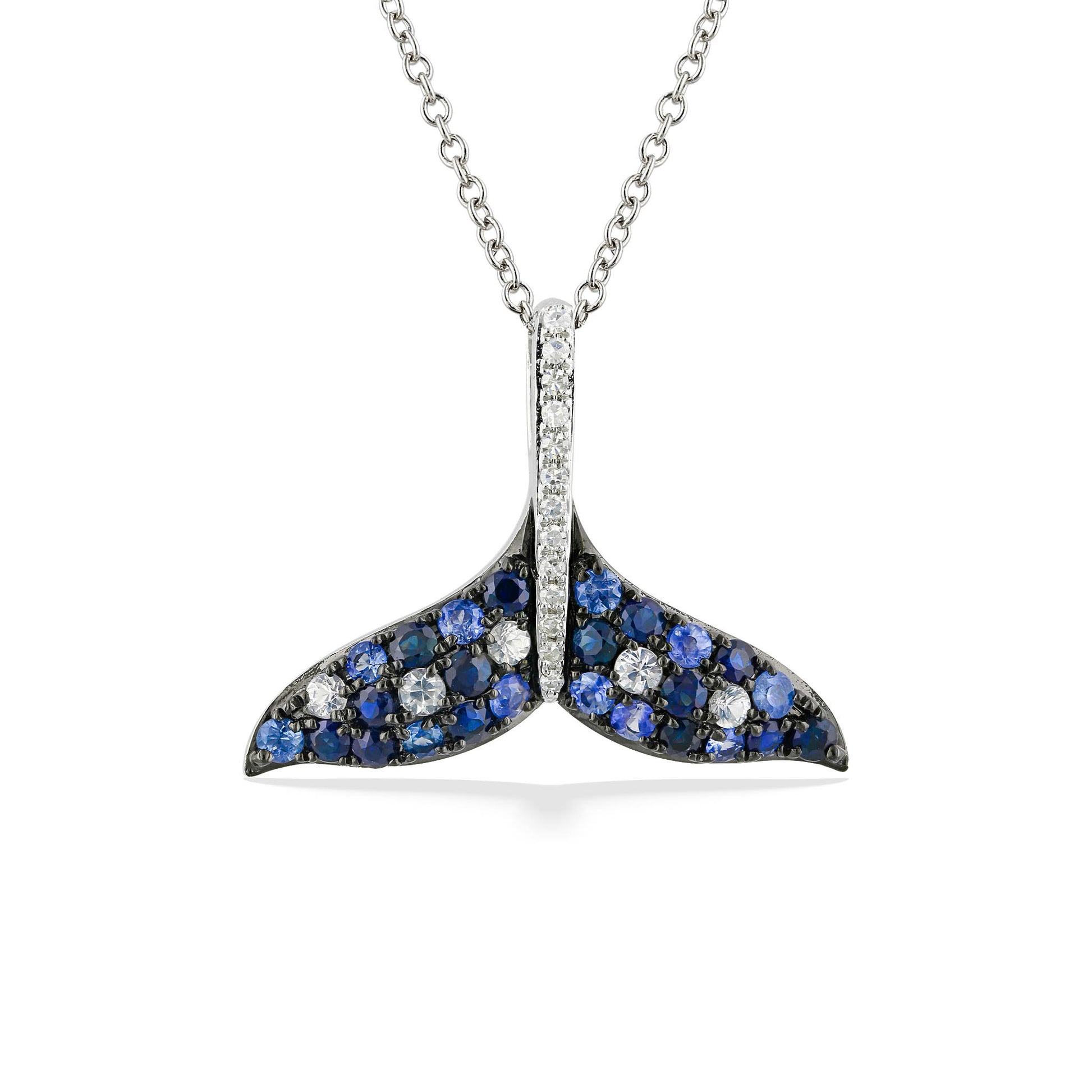 NOVICA Bone Pendant Necklace - 'Whale Tail' Handcrafted Necklace, Adjustable Black Cotton Cord