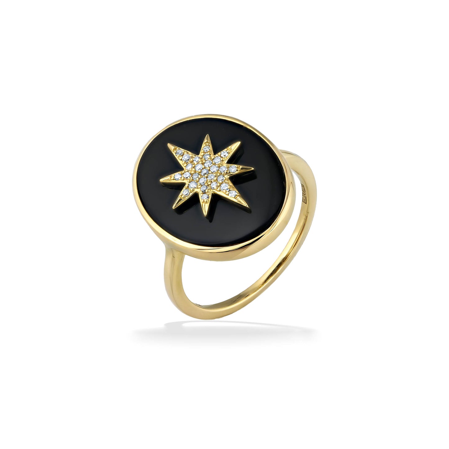 773085 - 14K Yellow Gold - Effy Compass Star Ring