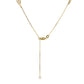 44609 - 14K Yellow Gold - Maile Leaf Necklace