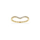 44660 - 14K Yellow Gold - Chevron Ring