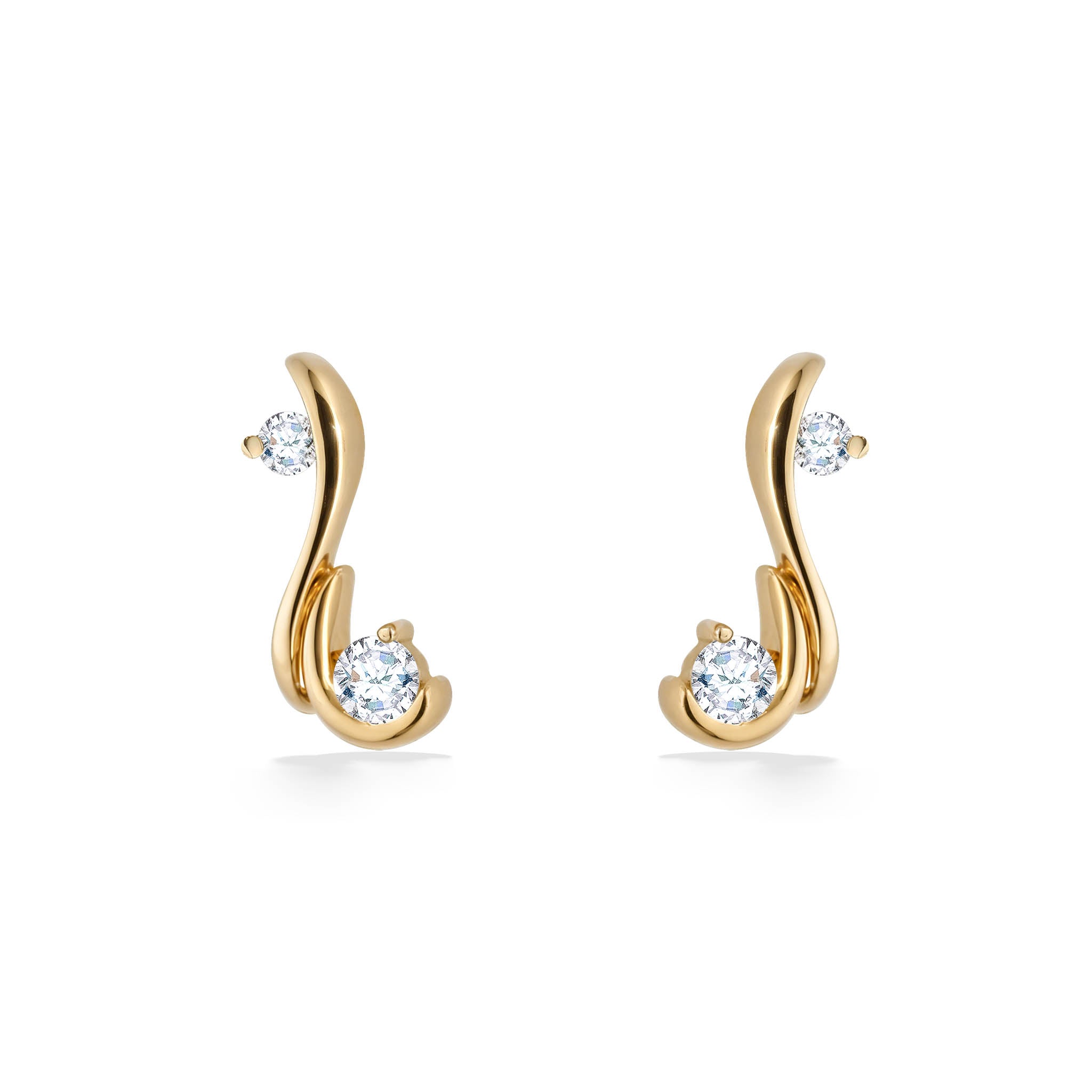 Stud Gold Earrings Designs With Price Starting - 3940 || stud earrings  designs with price || - YouTube