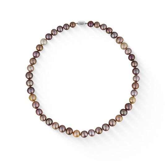 773252 - Sterling Silver - Freshwater Pearl Choker Necklace